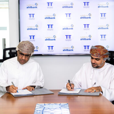 Ahli Bank SAOG signs e-Service Agreement with TT